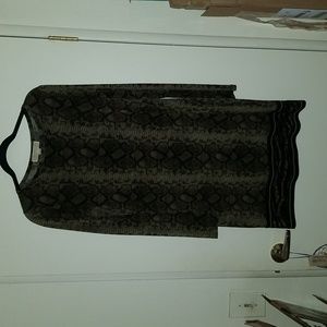 Michael Kors snake skin print dress in M